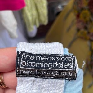 Vintage men’s cotton light blue trunks Bloomingdales